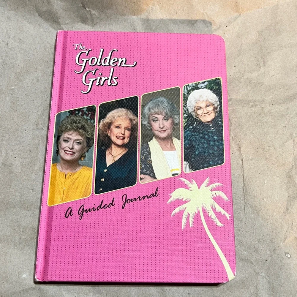 ABC Studios The Golden Girls Guided Journal Pink Hardcover TV Show Memorabilia